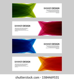 Vector Abstract design banner web template