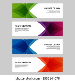 Vector Abstract design banner web template
