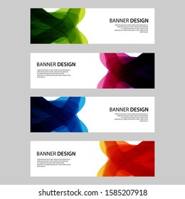Vector Abstract design banner web template