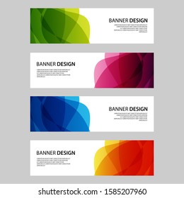Vector Abstract design banner web template