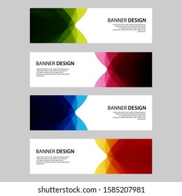Vector Abstract design banner web template