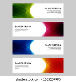 Vector Abstract design banner web template
