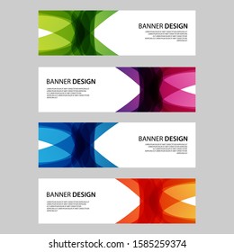 Vector Abstract design banner web template