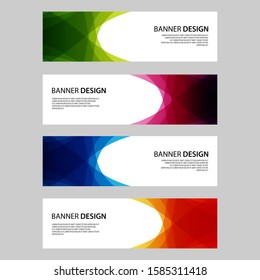 Vector Abstract design banner web template