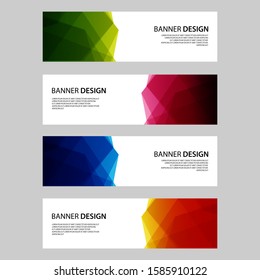 Vector Abstract design banner web template