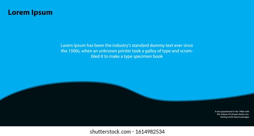 Vector abstract design banner web template