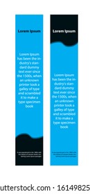 Vector abstract design banner web template