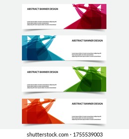 Web-Vorlage für Vektorgrafik-abstraktes Design