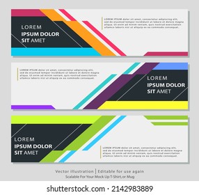 Vector abstract design banner web template. Liquid abstract banner design. Fluid Vector shaped background. Modern Graphic Template Banner pattern for social media and web sites