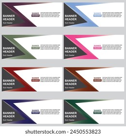 Vector diseño abstracto Anuncio Web Plantilla.