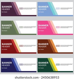 Vektorgrafik Abstraktes Design Banner Web Vorlage.