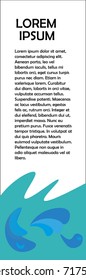 Vector abstract design banner web template.