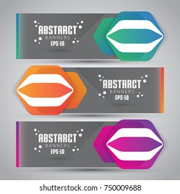 Vector Abstract Design Banner Web Template - EPS 10