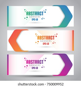 Vector Abstract Design Banner Web Template - EPS 10