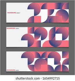 Vector Diseño abstracto fondo de degradado colorido. Diseño de una plantilla web de banner. para web, negocios y empresa.