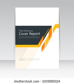 Vector abstract design cover. report layout brochure poster template.