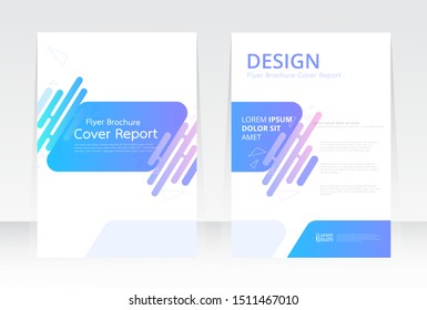 Vector abstract design  Cover Report Brochure Flyer Banner template.