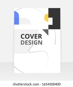 Plantilla de banner del folleto del folleto del folleto del diseño abstracto del vector.
