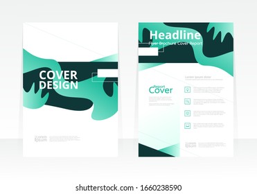 Vector abstract design  Cover Report Brochure Flyer Banner template.