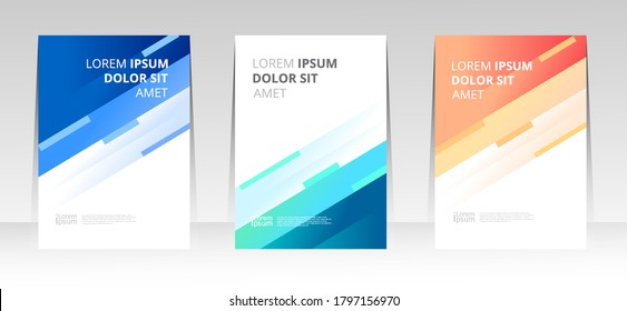 Vector abstract design Cover Report Brochure Flyer Banner template.