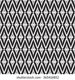 Vector Abstract Design Creativity Background of White and Black Waves