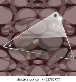 vector abstract design over seamless pattern. Eps10