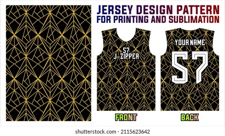 vector abstract design pattern for sports and sublimation printing jersey template.