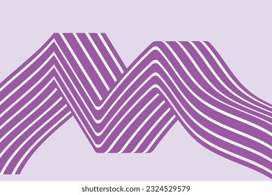 diseño abstracto vectorial patrón de onda suave decorativo aislado con color pastel adecuado para el fondo y papel tapiz