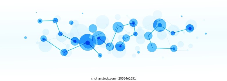 Vector abstract design  technology network connect medical background.