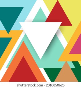 fondo colorido de la plantilla de diseño abstracto vectorial. concepto de fondo de pantalla de infografía.