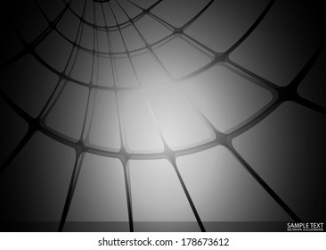 Vector abstract design web background - Techno net vector illustration  design template