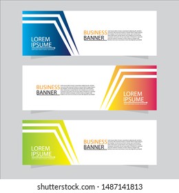 Vector abstract design web banner template. Web Design Elements - Header Design. Abstract geometric web banner background.Modern banner.
