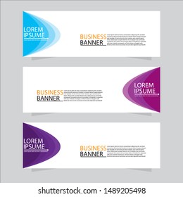 Vector abstract design web banner template. Web Design Elements - Header Design. Abstract geometric web banner background.Modern banner.