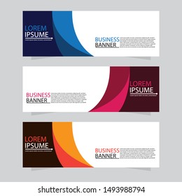 Vector abstract design web banner template. Web Design Elements - Header Design. Abstract geometric web banner background.Modern design vector illustration.