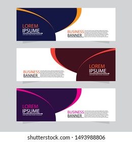Vector abstract design web banner template. Web Design Elements - Header Design. Abstract geometric web banner background.Modern design vector illustration.