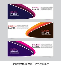 Vector abstract design web banner template. Web Design Elements - Header Design. Abstract geometric web banner background.Modern design vector illustration.