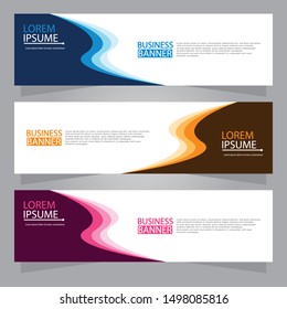 Vector abstract design web banner template. Web Design Elements - Header Design. Abstract geometric web banner background.Modern design vector illustration.