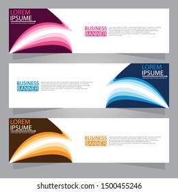 Vector abstract design web banner template. Web Design Elements - Header Design. Abstract geometric web banner background.Modern design vector illustration.