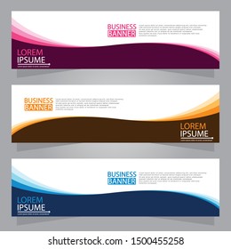 Vector abstract design web banner template. Web Design Elements - Header Design. Abstract geometric web banner background.Modern design vector illustration.