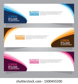 Vector abstract design web banner template. Web Design Elements - Header Design. Abstract geometric web banner background.Modern design vector illustration.