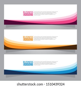 Vector abstract design web banner template. Web Design Elements - Header Design. Abstract geometric web banner background.Modern design vector illustration.