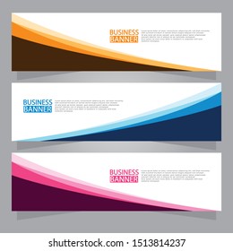 Vector abstract design web banner template. Web Design Elements - Header Design. Abstract geometric web banner background.Modern design vector illustration.
