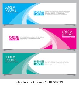 Vector abstract design web banner template. Web Design Elements - Header Design. Abstract geometric web banner template on grey background.Modern banner.