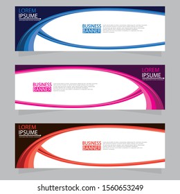 Vector abstract design web banner template. Web Design Elements - Header Design. Abstract geometric web banner template on grey background.Modern banner.
