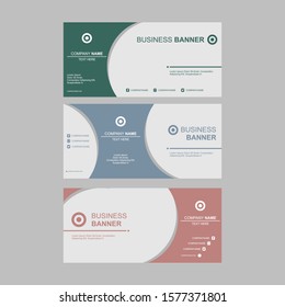 Vector abstract design web banner template. Web Design Elements - Header Design. Abstract geometric web banner template on grey background.Modern banner.