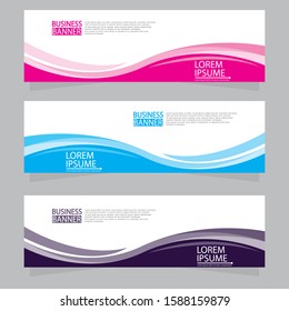 Vector abstract design web banner template.Abstract geometric web banner template on grey background.Modern banner.