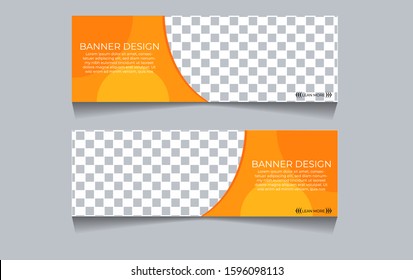 Vector abstract design web banner template. Web Design Elements - Header Design.Modern design vector illustration. eps 10