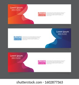 Vector abstract design web banner template. Web Design Elements - Header Design. Abstract geometric web banner template on grey background.Modern banner.