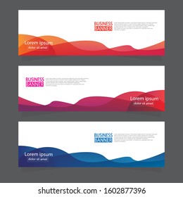 Vector abstract design web banner template. Web Design Elements - Header Design. Abstract geometric web banner template on grey background.Modern banner.