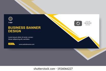 Vector abstract design web banner template. Web Design Elements - Header Design. Abstract geometric web banner template on grey background.Modern banner.